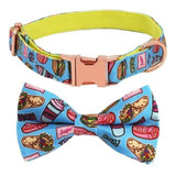 Lunch Bow-Tie Collar & Leash Set