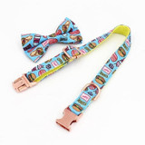 Lunch Bow-Tie Collar & Leash Set