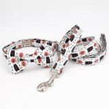 Autumn Bow-Tie Collar & Leash Set