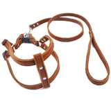 Brown Velvet Harness Set