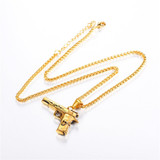 Gun Necklace | Gold, Silver, Black Gun Pendant