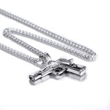 Gun Necklace | Gold, Silver, Black Gun Pendant