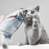 Cat Toy Wiggle Fish - Funny Wagging Kitty Play Plush Toy