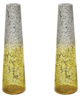 Yellow Ombre Ombre Snorkel Vase - Set of 2 - Style: 7466322