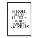 The Curious - Quotes Poster Wall Art The Curious - Quotes Poster Wall Art