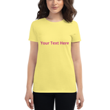 Women's short sleeve t-shirt