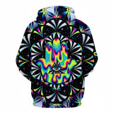 Trippy 3D Hamsa Hoodie