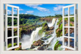 Waterfall 3D Window View Wall Sticker