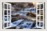 Waterfall 3D Window View Wall Sticker