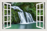 Waterfall 3D Window View Wall Sticker