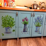 Flower Potted Waterproof Wall Stickers