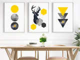 Geometric Starry Nordic Style Canvas Wall Art