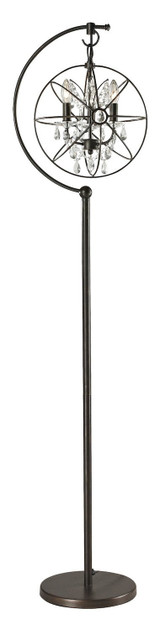 Three Light Oil Rubbed Bronze Floor Lamp - Style: 7278492