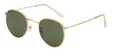2017 New Sunglasses Women Rose Gold Metal Frame Circle Glasses Mirrored Brand Designer Round Sun Glasses for Women Lunette