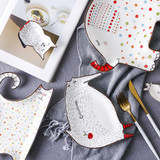 Cartoon Animal Ceramic Dish Plates
