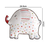 Cartoon Animal Ceramic Dish Plates