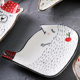 Cartoon Animal Ceramic Dish Plates