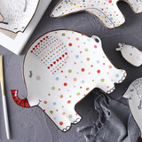 Cartoon Animal Ceramic Dish Plates