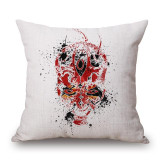 Star Wars Watercolor Throw Pillows, R2-D2, C-3P0, Yoda and BB-8