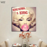 Marilyn Monroe Bubble Gum Pop Art