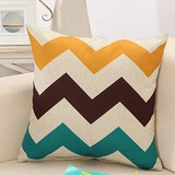Chevy, Geometric, Retro Pattern Throw Pillows
