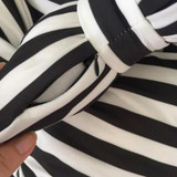 Too Cute Bow Shaped Throw Pillows, Black and White Striped