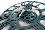 Roman Numeral Mechanical Gear Wall Clock