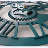 Roman Numeral Mechanical Gear Wall Clock