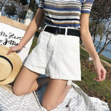 Denim High Waist Shorts