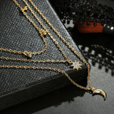 Multi Layer Beads Choker Necklaces