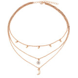 Multi Layer Beads Choker Necklaces