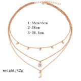 Multi Layer Beads Choker Necklaces