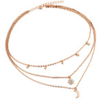 Multi Layer Beads Choker Necklaces