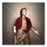 St. Dymphna Canvas Print