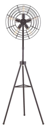 Oil Rubbed Bronze 5 Light Tripod Floor Lamp from the Quensbury Collection - Style: 7298208