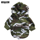 Puppy Dog Clothes Winter Camouflage Sweatshirt for Small Dogs