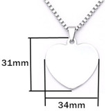 Personalized Engraved Photo/Text Pendants Necklace