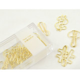 Golden Flamingo Paper Clips