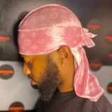 Light Pink LV Designer Durag