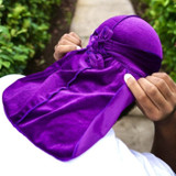 Purple Velvet Durag
