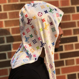 Colourful LV Designer Durag