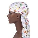 Colourful LV Designer Durag