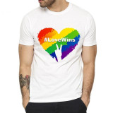 Rainbow/ Love Wins design t-shirt