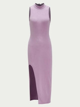 Mirrors split thigh dress