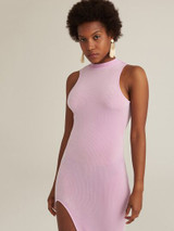 Mirrors split thigh dress