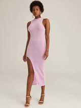 Mirrors split thigh dress