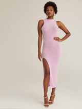 Mirrors split thigh dress