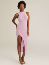 Mirrors split thigh dress
