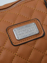Quilted shoulder bag (zipper)