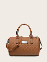 Quilted shoulder bag (zipper)